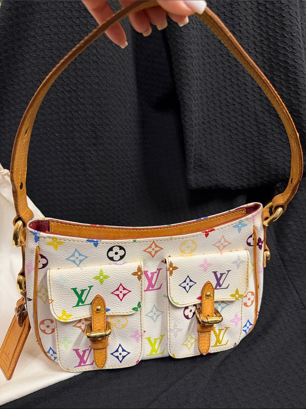 Louis Vuitton Multicolore Monogram Takashi Murakami Lodge PM white/blanc